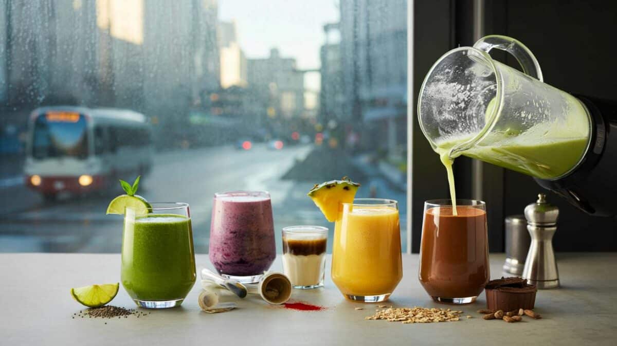 4 energising smoothies to blend before work