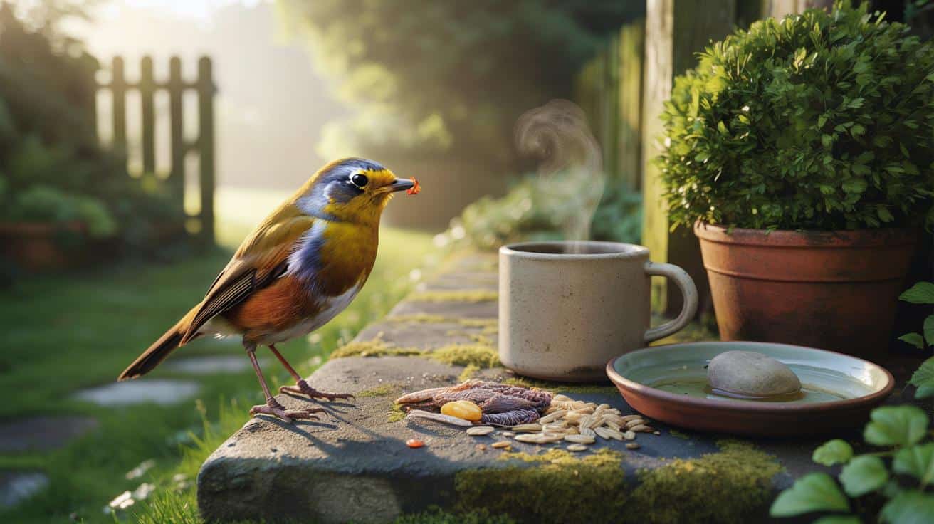 Act fast, gardeners: one leftover crumb can turn your garden into a robin haven