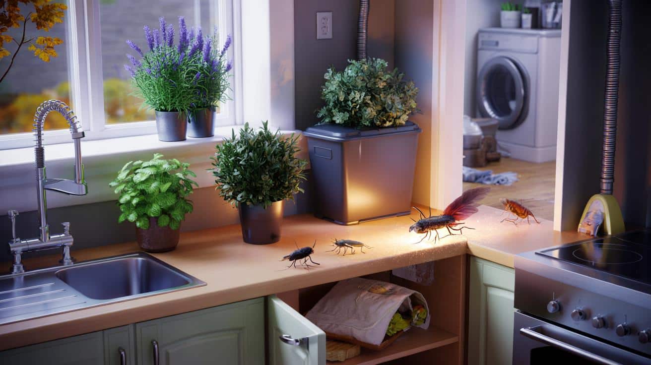 Cockroaches in your kitchen this autumn: 4 easy plants and 6 spots to banish them, chemical-free