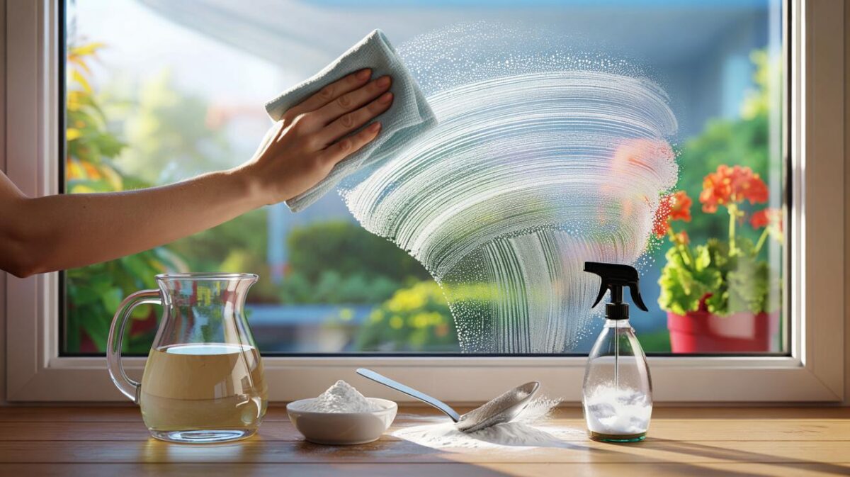 Forget vinegar — one spoon of this kitchen staple keeps windows spotless for weeks