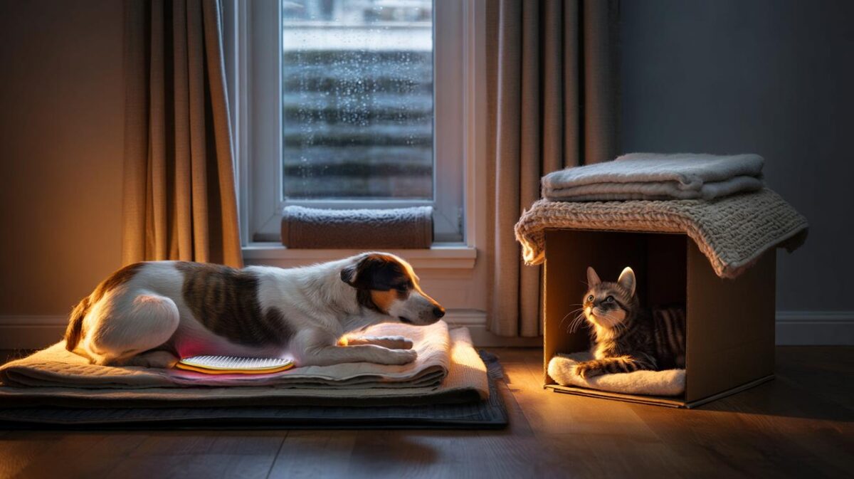 How to keep your pets warm without cranking up the central heating
