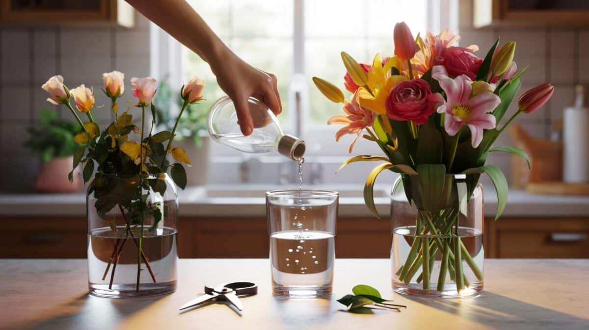 How to make cut flowers last twice as long with one kitchen ingredient florists never mention