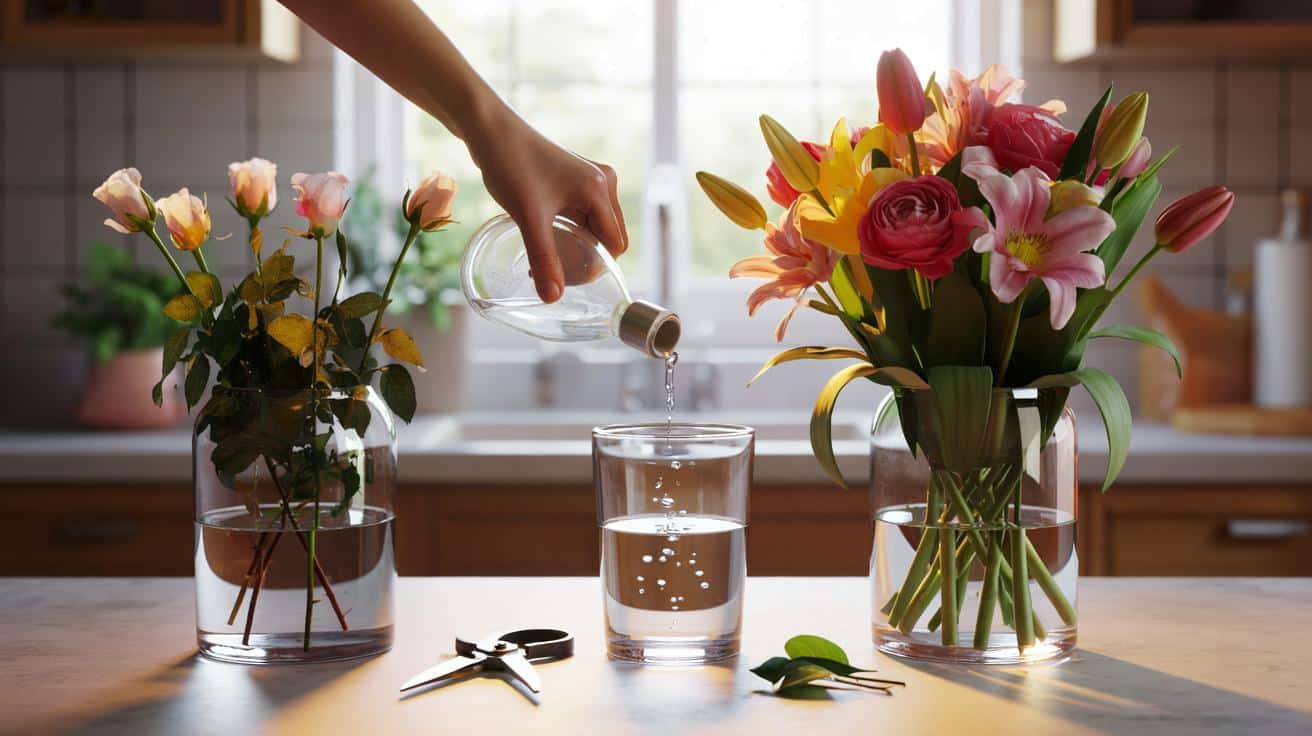How to make cut flowers last twice as long with one kitchen ingredient florists never mention