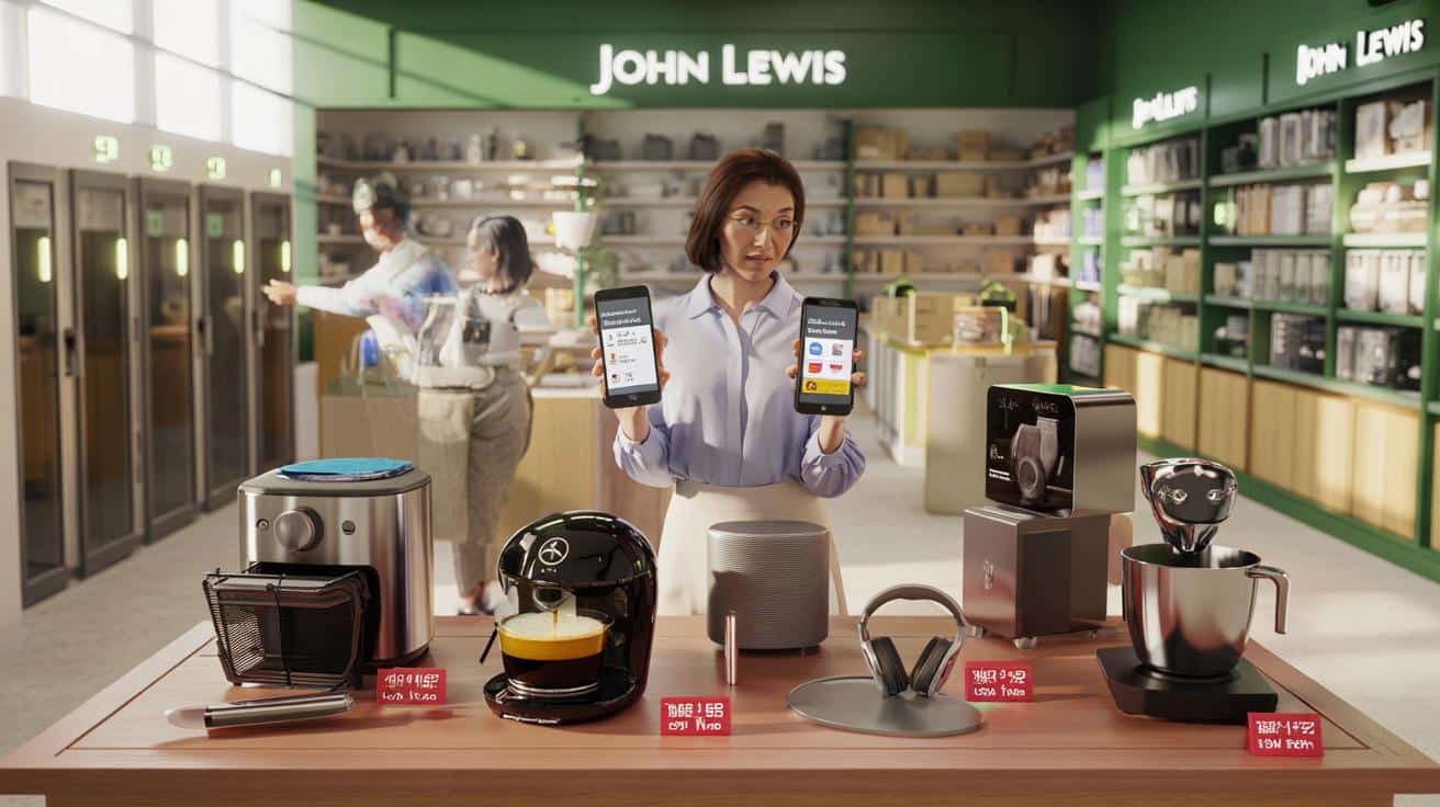 John Lewis joins price war with up to 25% off tech and kitchen essentials