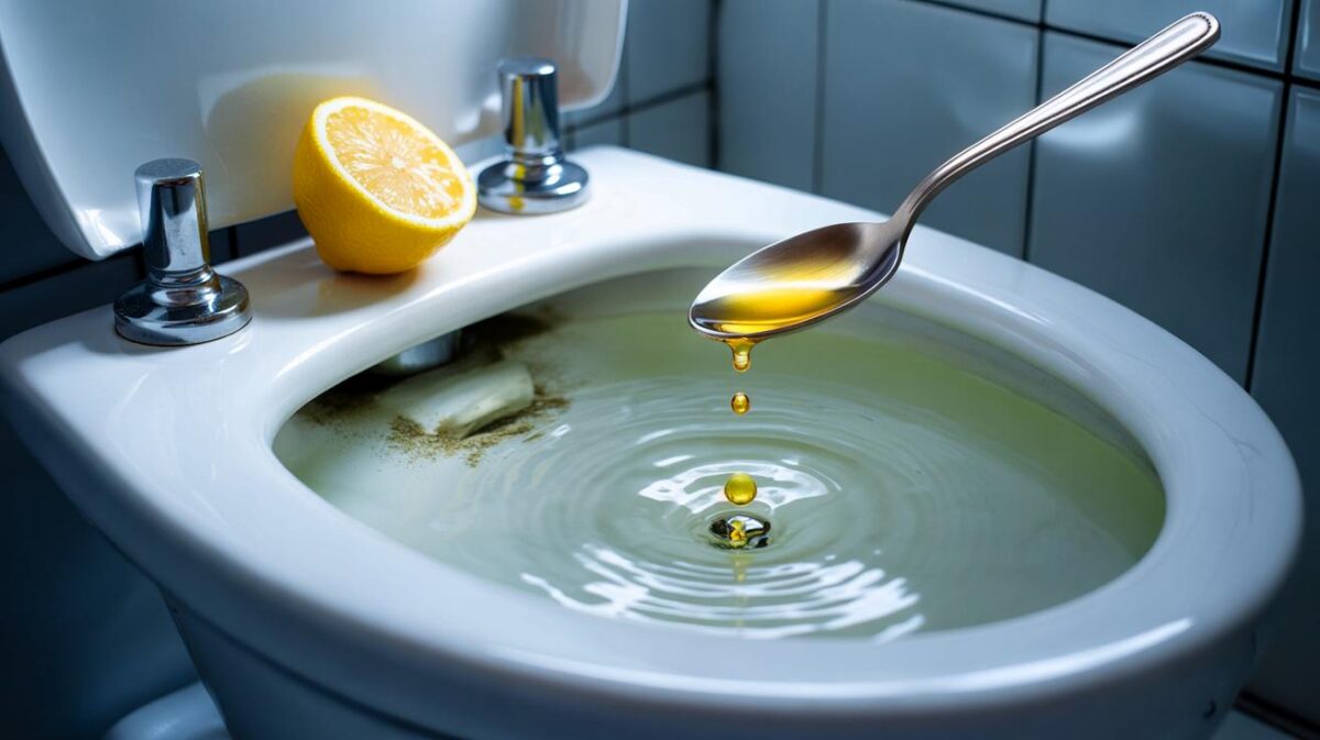 Just one spoonful of lemon juice in your toilet tank – and limescale won’t come back