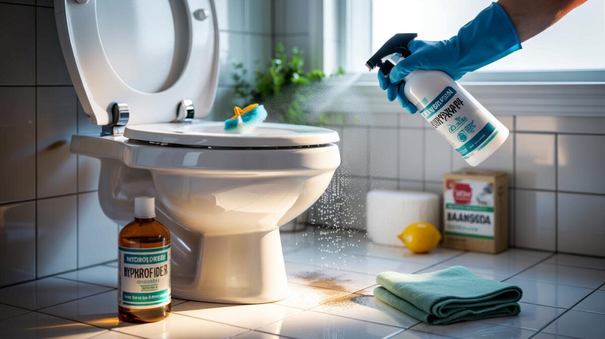 Neither baking soda nor lemon : the magic trick to clean toilet urine and erase the smell