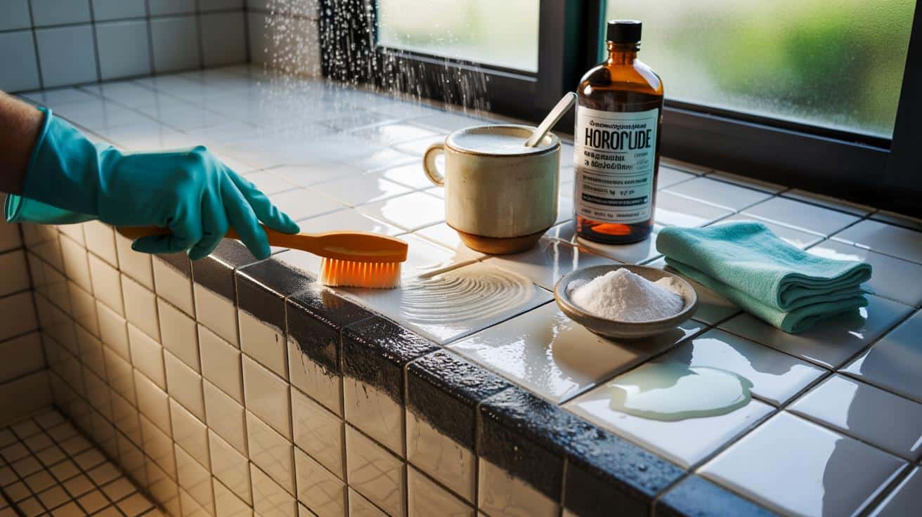 No vinegar, no bleach: the magic mix to banish black tile grout in minutes