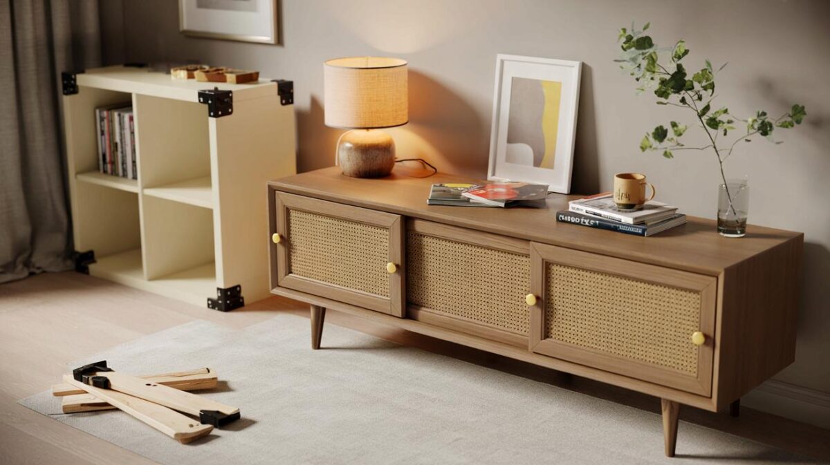 Old IKEA Billy shelf, new life: the clever DIY hack that transforms the plainest unit into a designer sideboard everyone wants