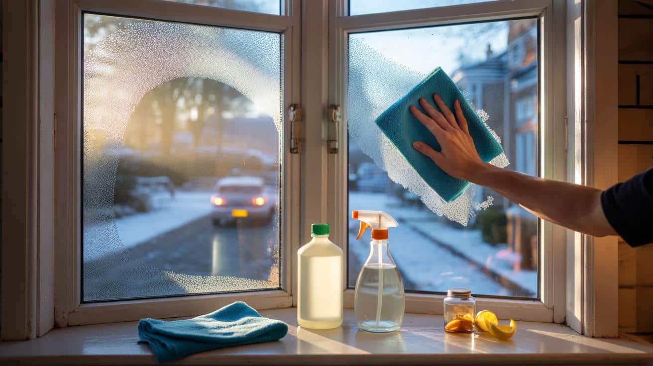 The £1 product from your kitchen that keeps glass gleaming all winter