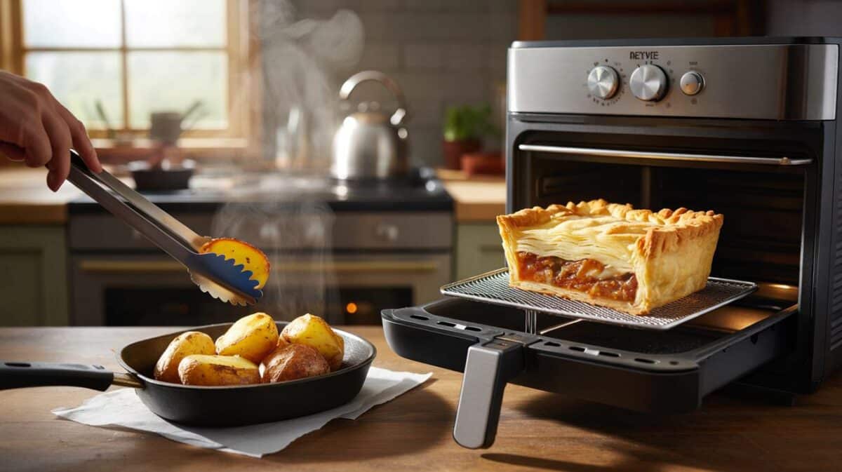 The best way to reheat pies and roasties so they taste fresh (and use less energy)