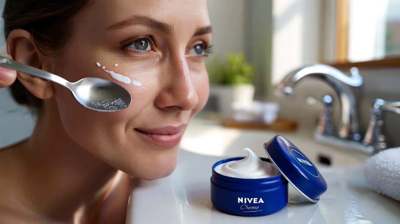 The magic spoon and Nivea cream trick removes facial wrinkles like magic