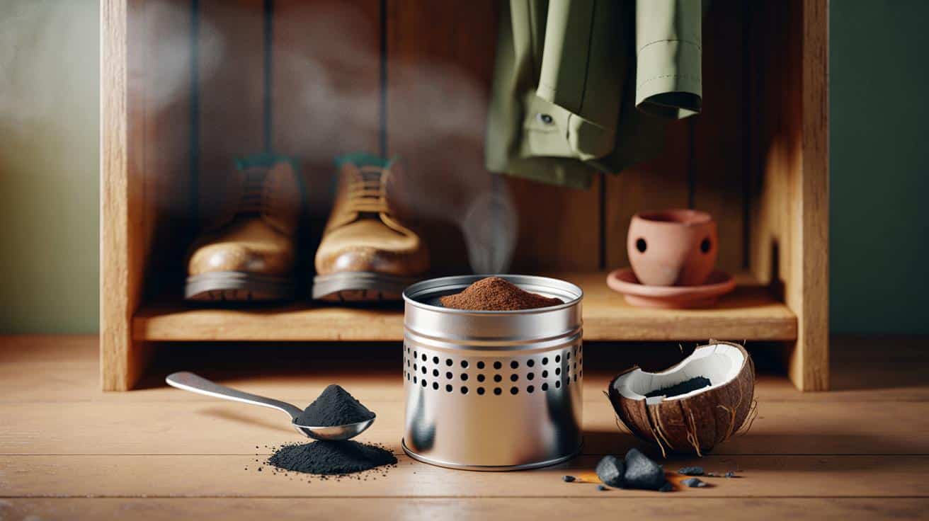 Your damp cupboards and musty shoes : can 30 g of activated charcoal truly trap 20 times its weight?